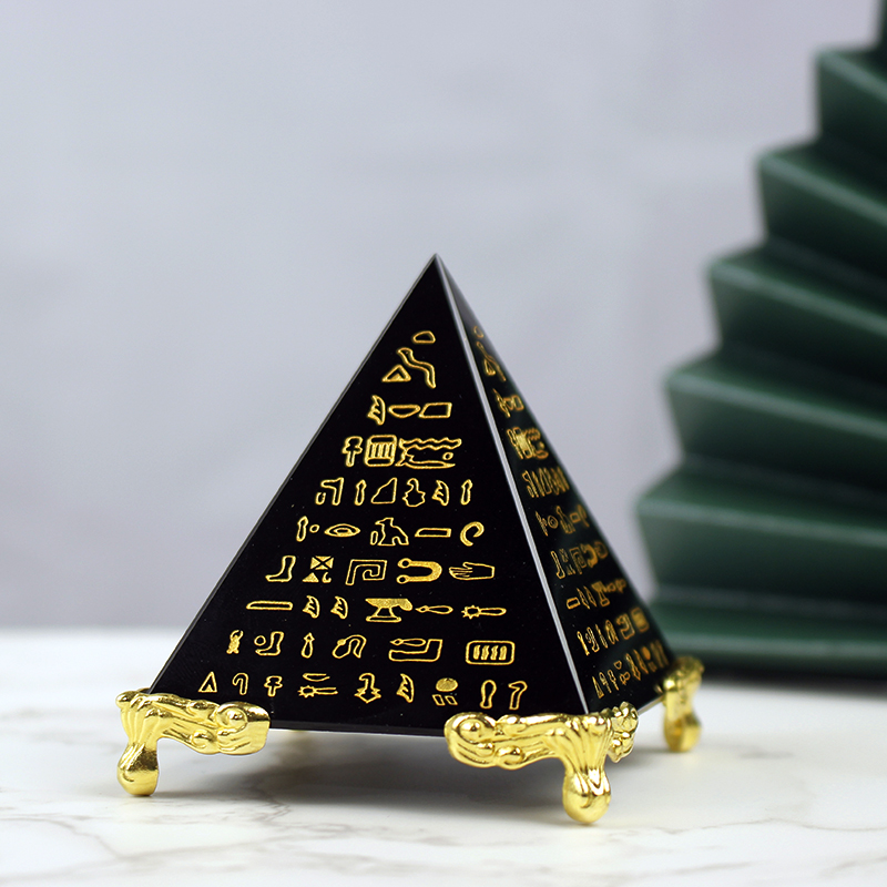 ジスポットのクリスタルピラミッド,天然エネルギーの癒しの装飾 - Paper Weight Crystal のレビューと価格
