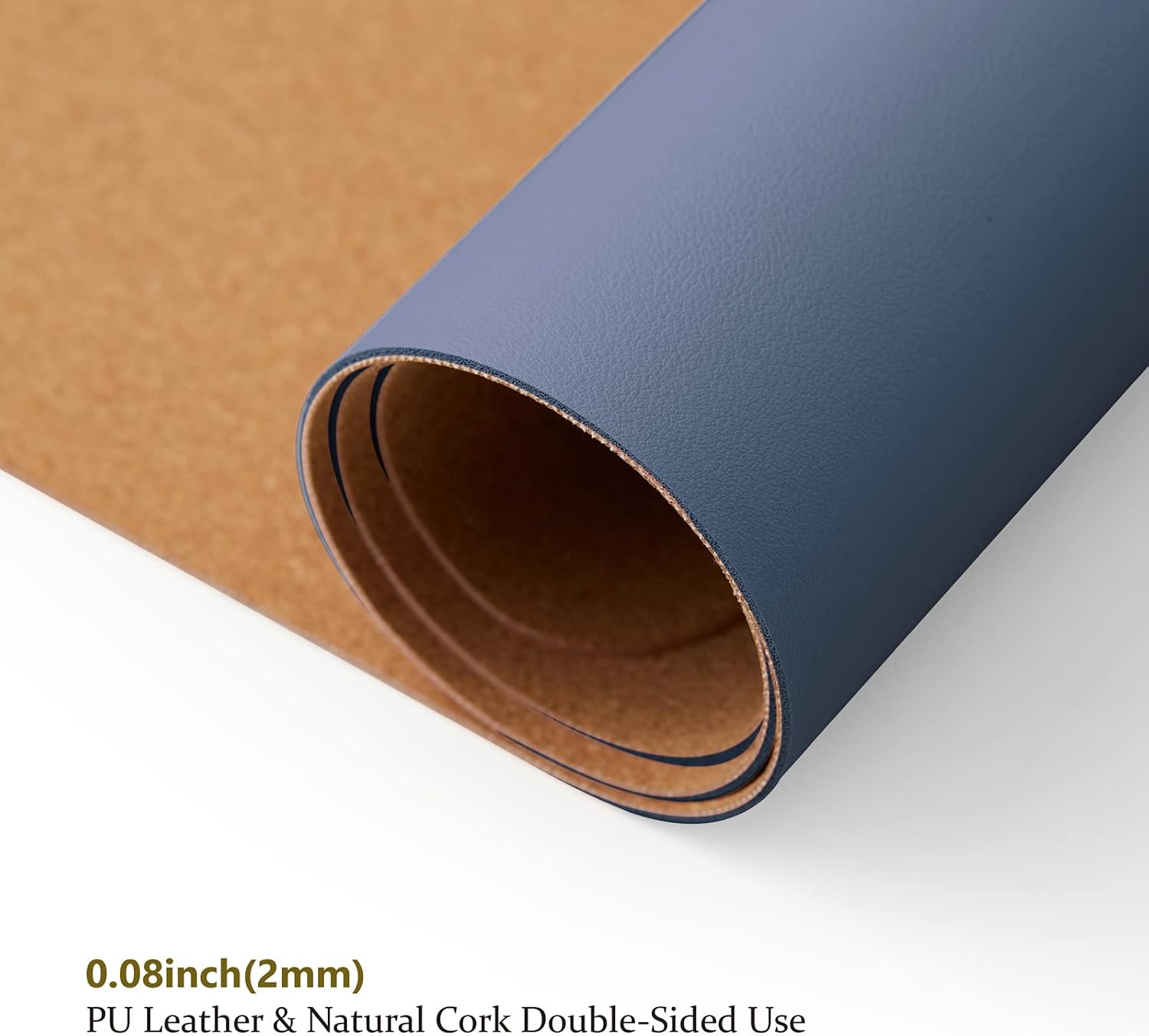 コルクデスクマット 両面デスクパッド オフィスと家庭用 PU - Leather Desk Pad のレビューと価格