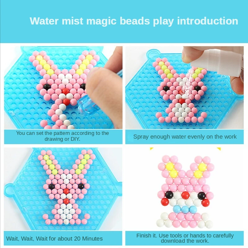 子供のための魔法のビーズ,手作りのおもちゃセット,カラークリ - Paper Weight Crystal のレビューと価格
