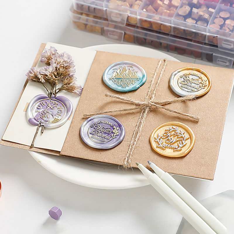 20個/セット ワックスシールスタンプセット ワックスペレッ - Wax Seal Stamp Set のレビューと価格