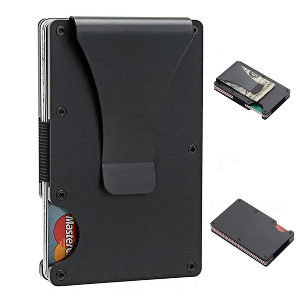 アルミ合金 RFID ブロッキングカードホルダー超スリム盗難 - Index Card Holder のレビューと価格