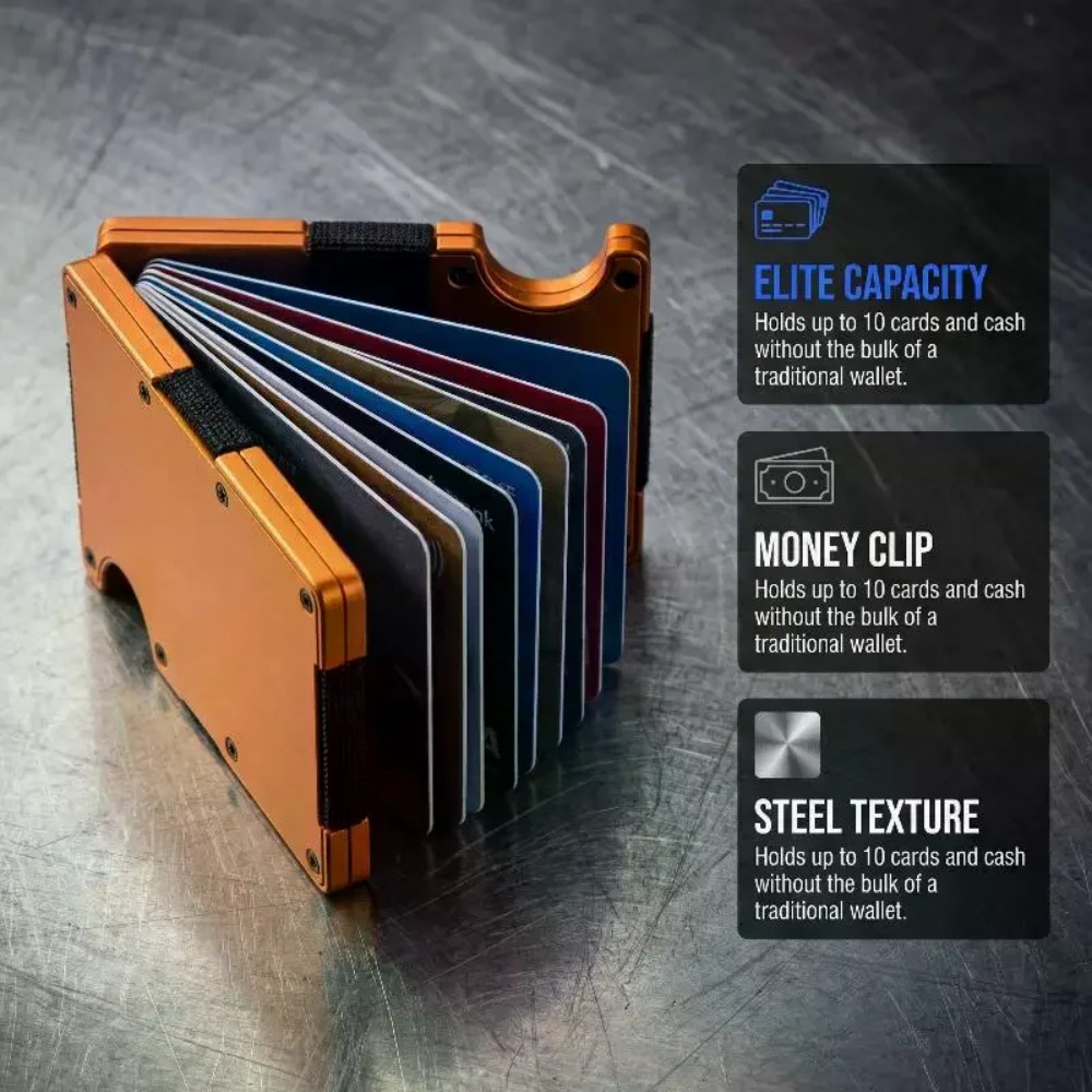 アルミ合金 RFID ブロッキングカードホルダー超スリム盗難 - Index Card Holder のレビューと価格