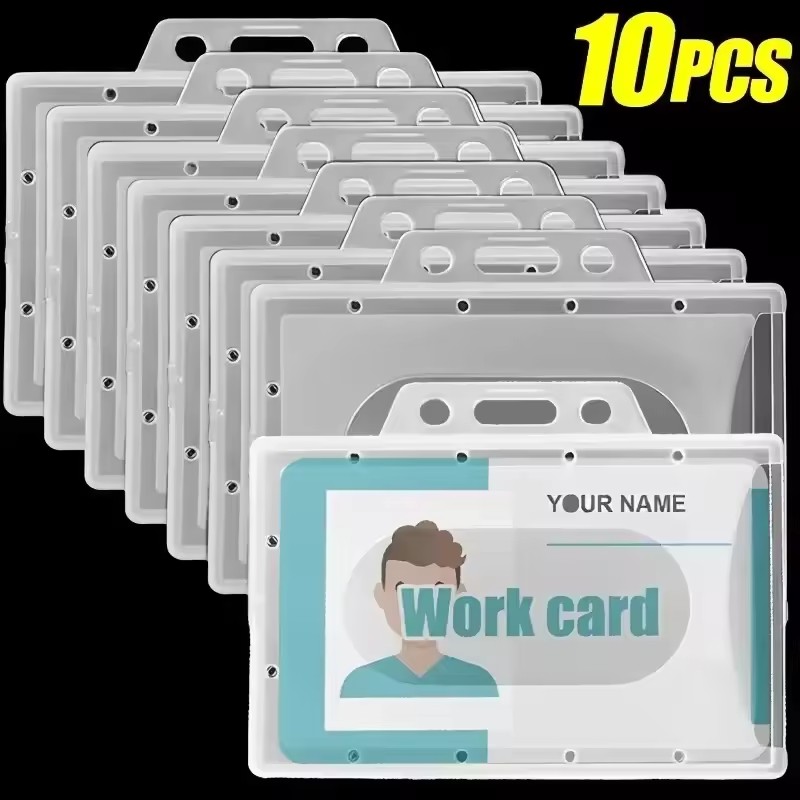 20/5/1 個防水透明プラスチック PVC ID カード名 - Index Card Holder のレビューと価格