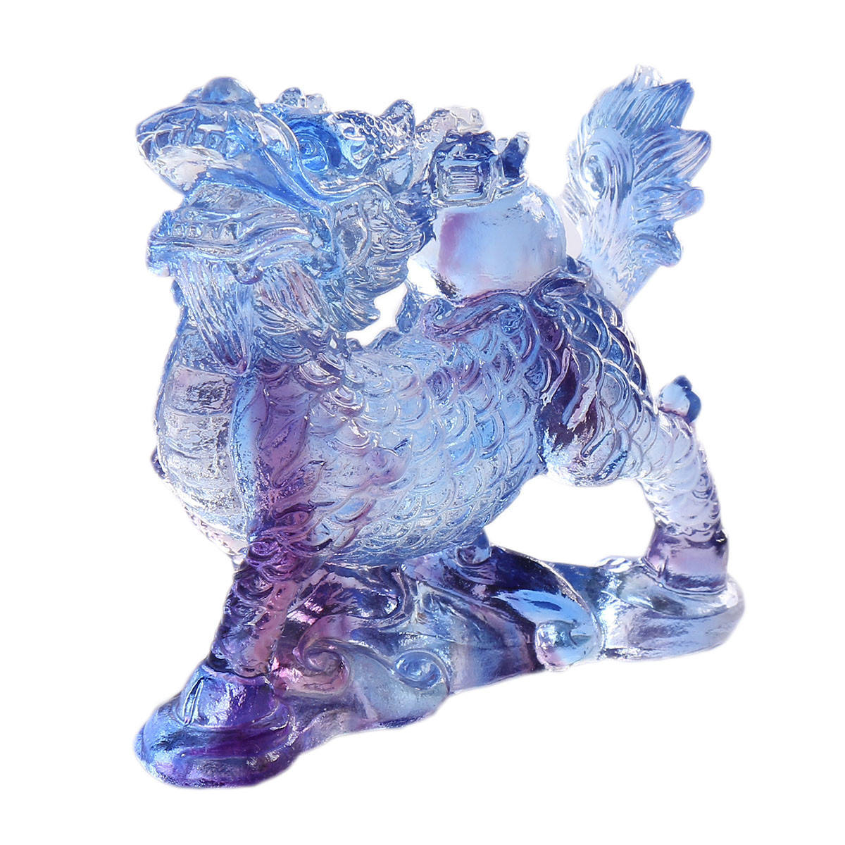 中国の琉璃製風水貔貅像、ペーパーウェイト、動物の置物、素晴ら - Paper Weight Crystal のレビューと価格