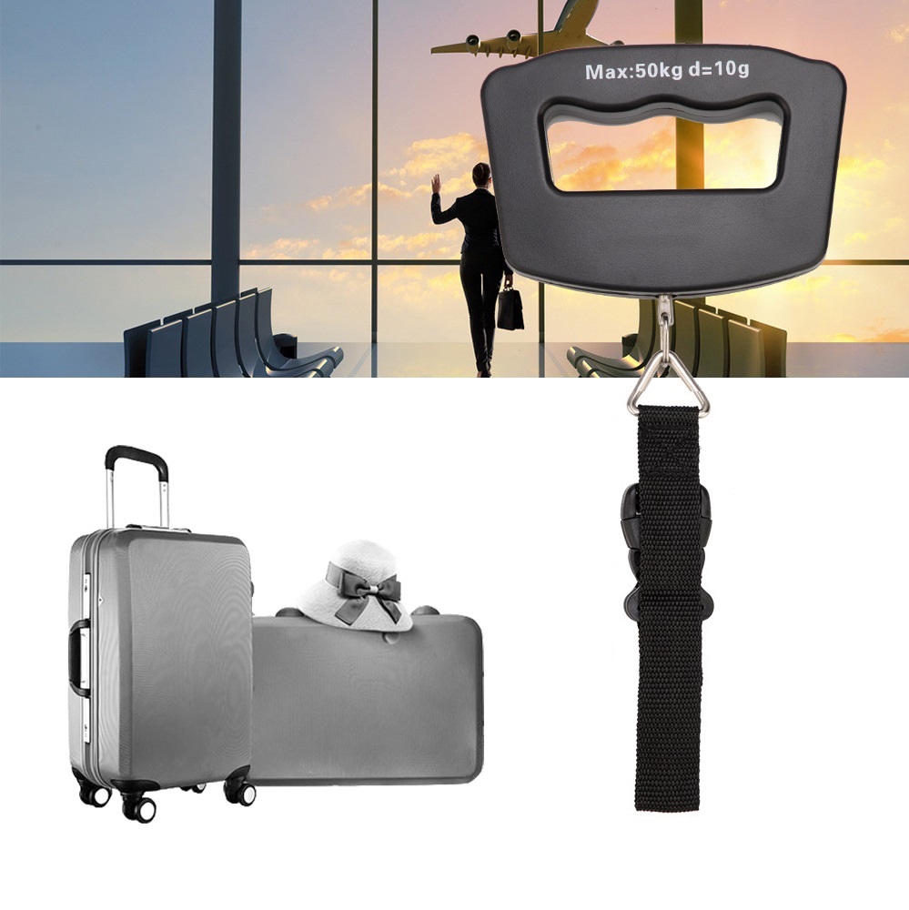 ポータブル LCD デジタル吊りスケール荷物スーツケース手荷 - Tape Dispenser Weighted のレビューと価格
