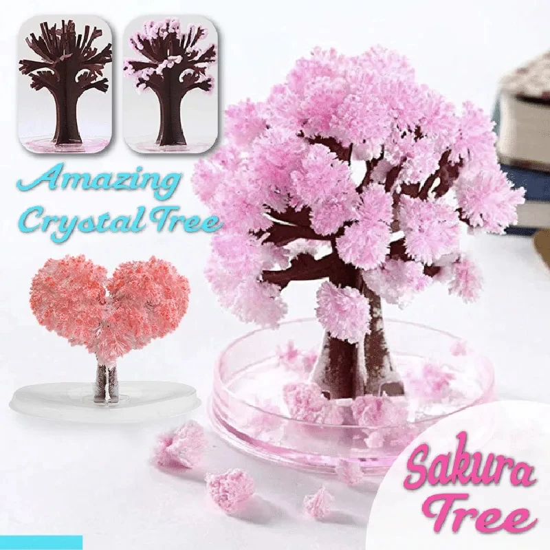ミニマジックサクラミニチュアツリー DIY クリスタル成長紙 - Paper Weight Crystal のレビューと価格