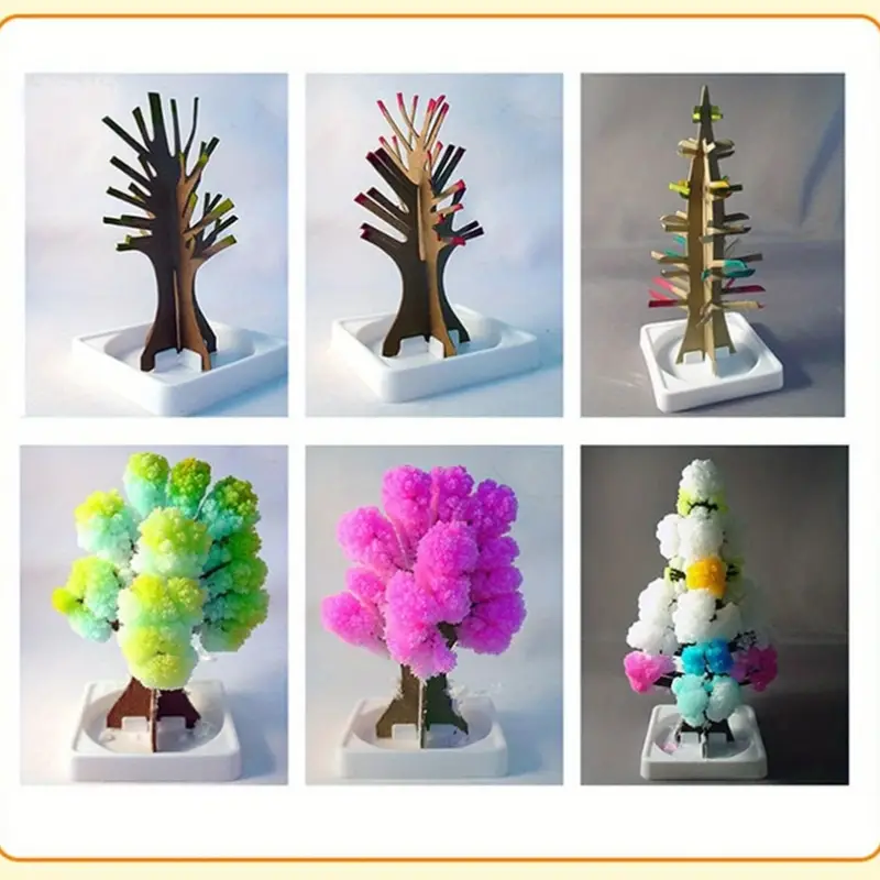 ミニマジックサクラミニチュアツリー DIY クリスタル成長紙 - Paper Weight Crystal のレビューと価格