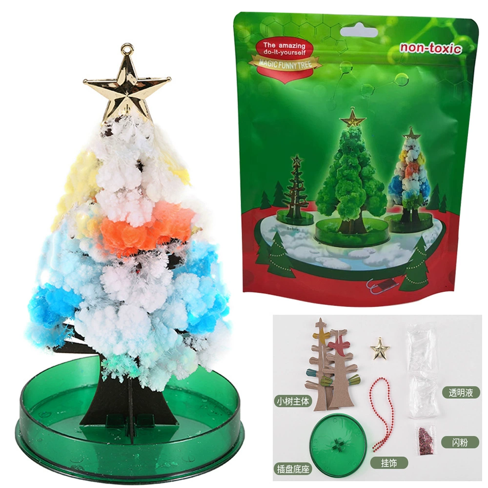 ミニマジックサクラミニチュアツリー DIY クリスタル成長紙 - Paper Weight Crystal のレビューと価格