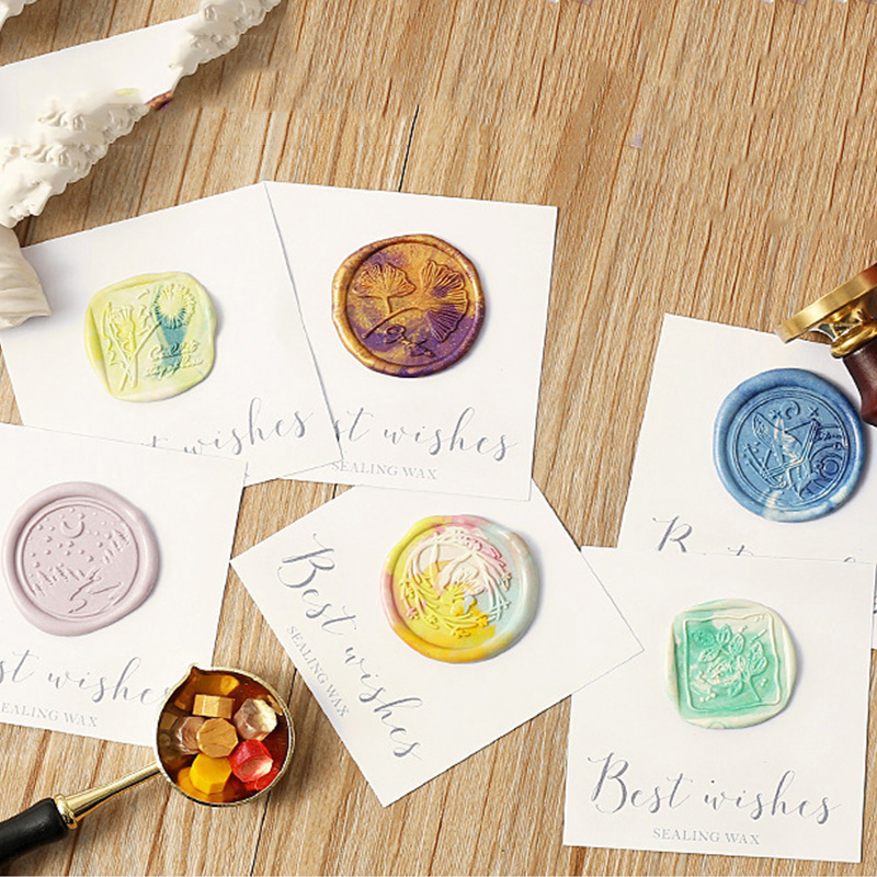100個入り ヴィンテージワックスシール スタンプ用 レトロ - Wax Seal Stamp Set のレビューと価格