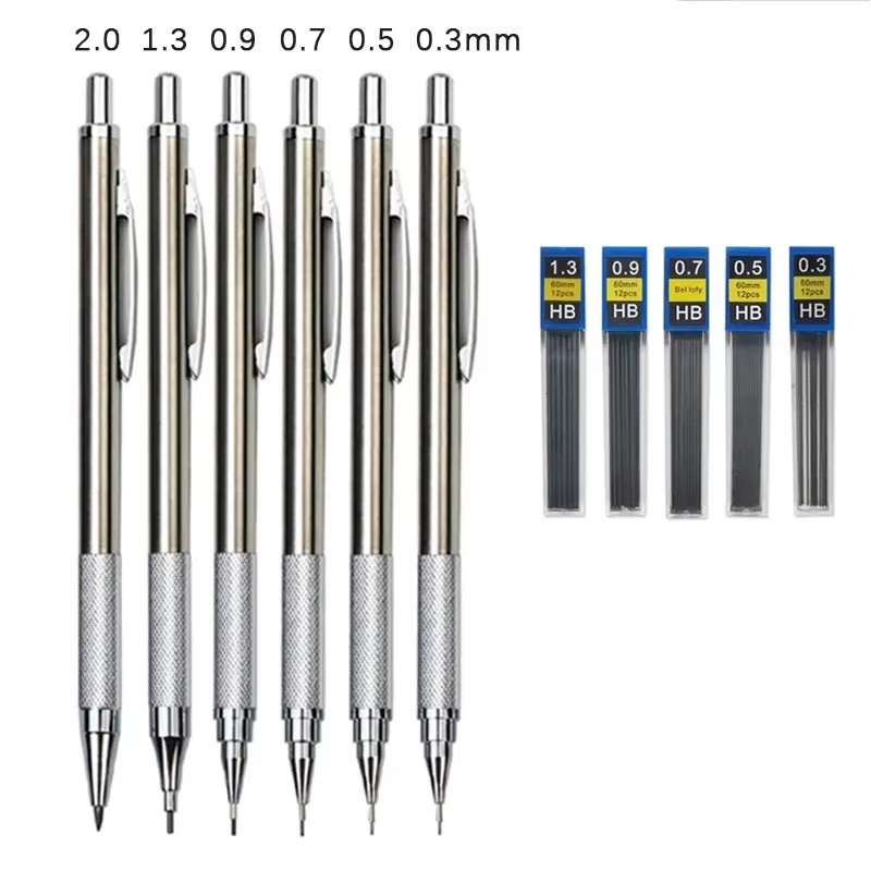 金属シャープペンシルセット 0.3/0.5/0.7/0.9/ - Mechanical Pencil 0.3 のレビューと価格