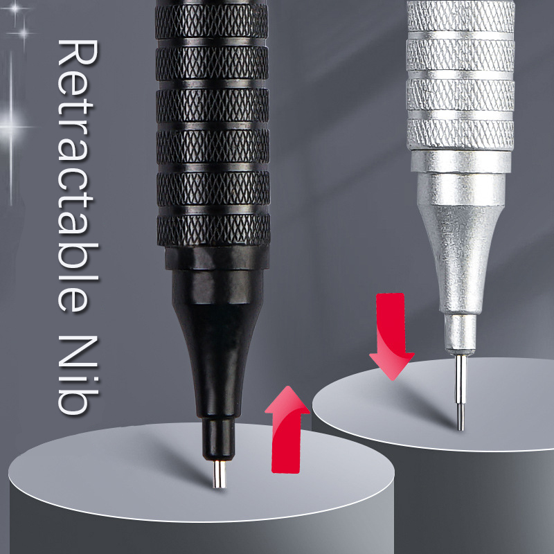 高品質金属製メカニカルペンシルセット、替え芯付き、製図用自動 - Mechanical Pencil 0.3 のレビューと価格
